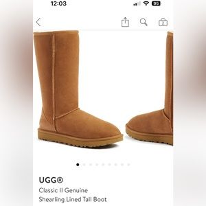 Classic II genuine sheerling lined tall boot